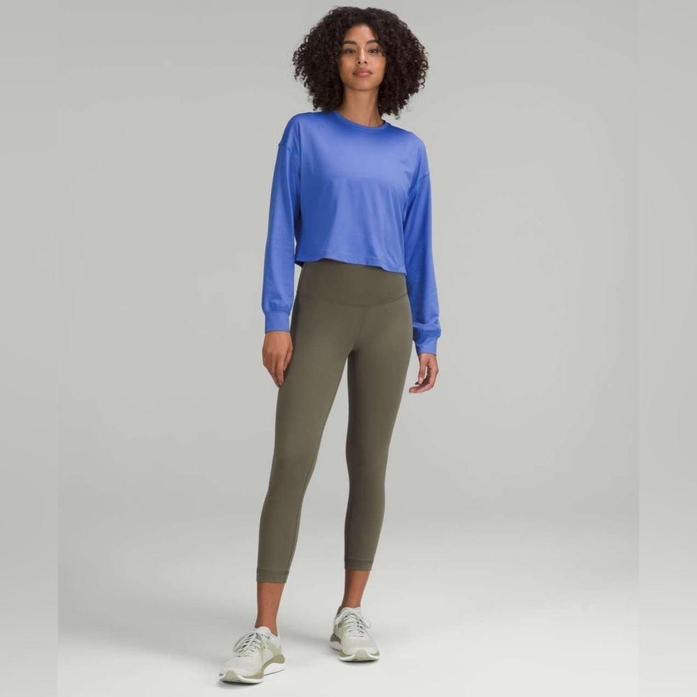 lululemon athletica Vibrant Blue Long Sleeve Top